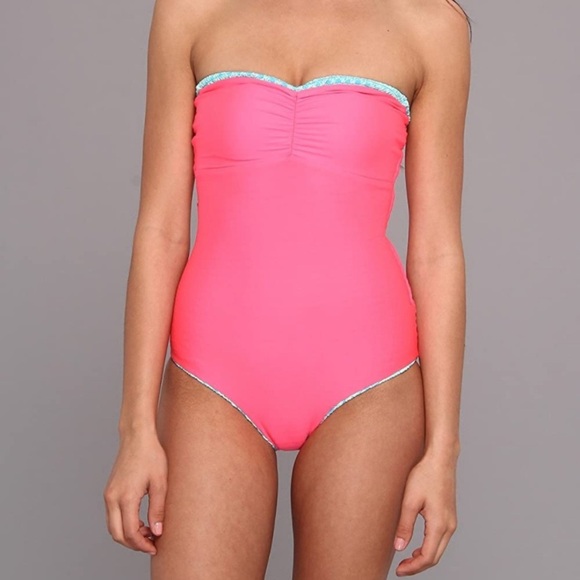 NWT Ella Moss Women's Sun Stream One-Piece Swimsuit XS reversible - Picture 2 of 7